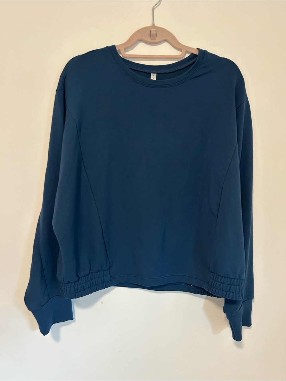 Fabletics Women's Crewneck Sweatshirt - Deep Teal Blue